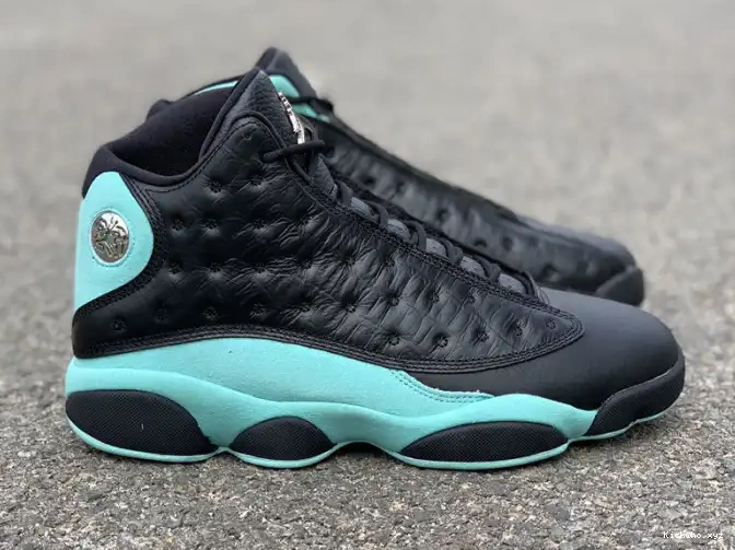 414571-030 Air Island 13 Green Retro Jordan Black 0514